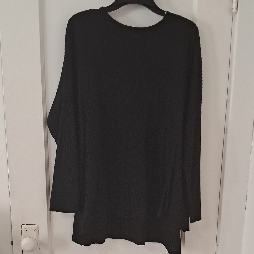 Zenana Outfitters Charcoal Knit Top